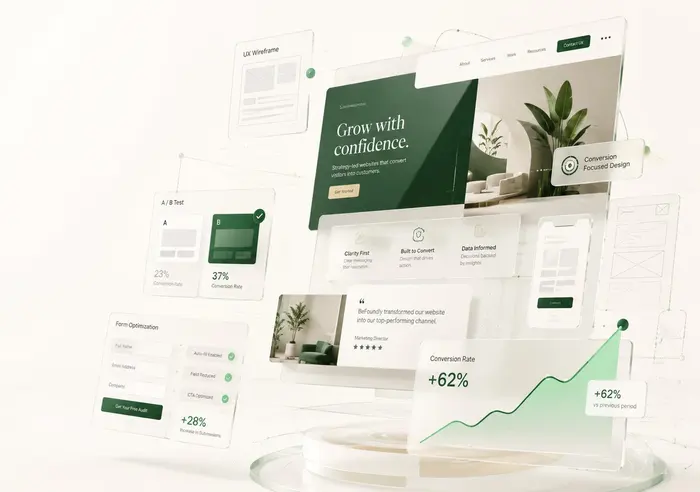 Website design conversion optimization agency